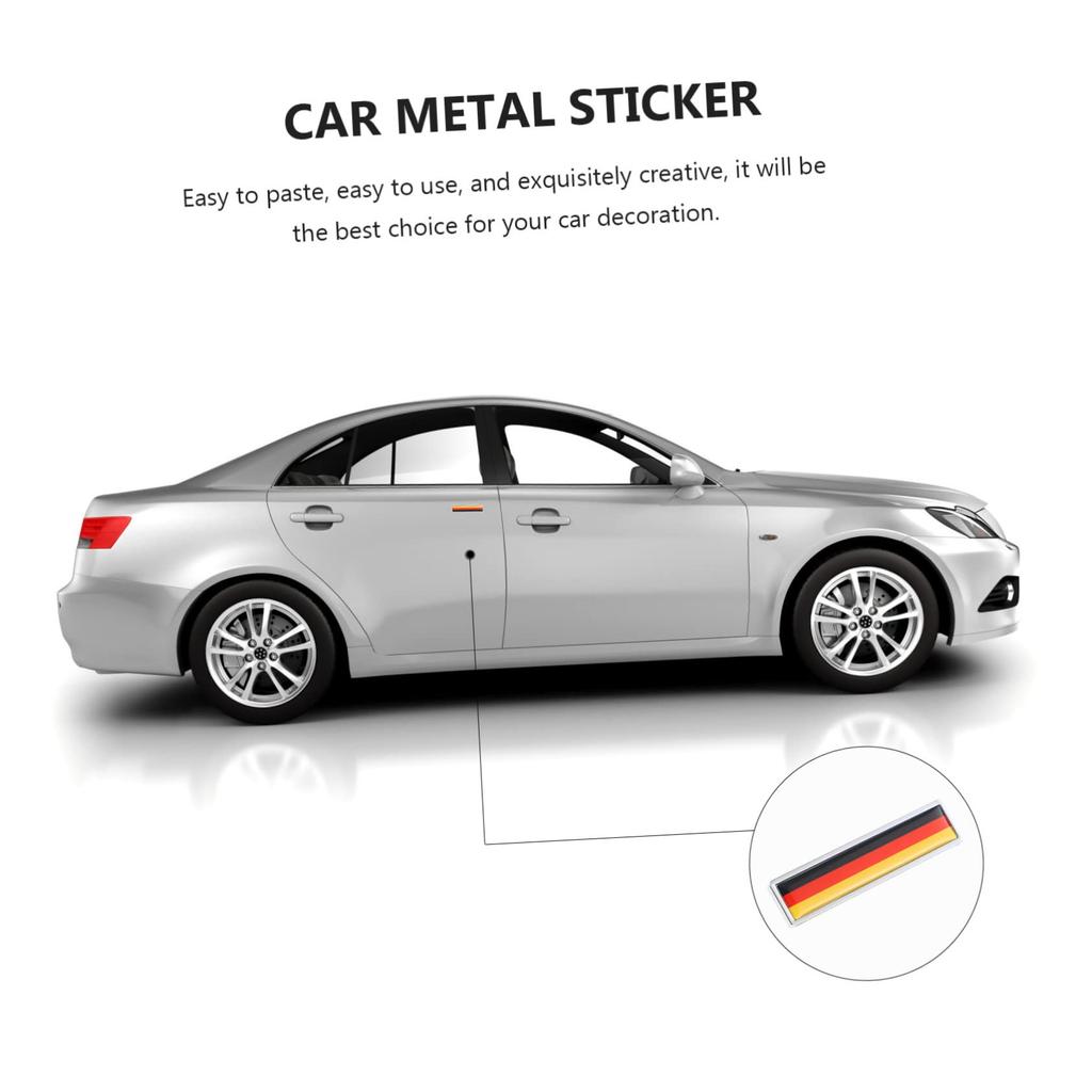 Anneome Exquisite Craftsmanship 3D Beautiful Flag Sticker Car Badge Decal Sticker