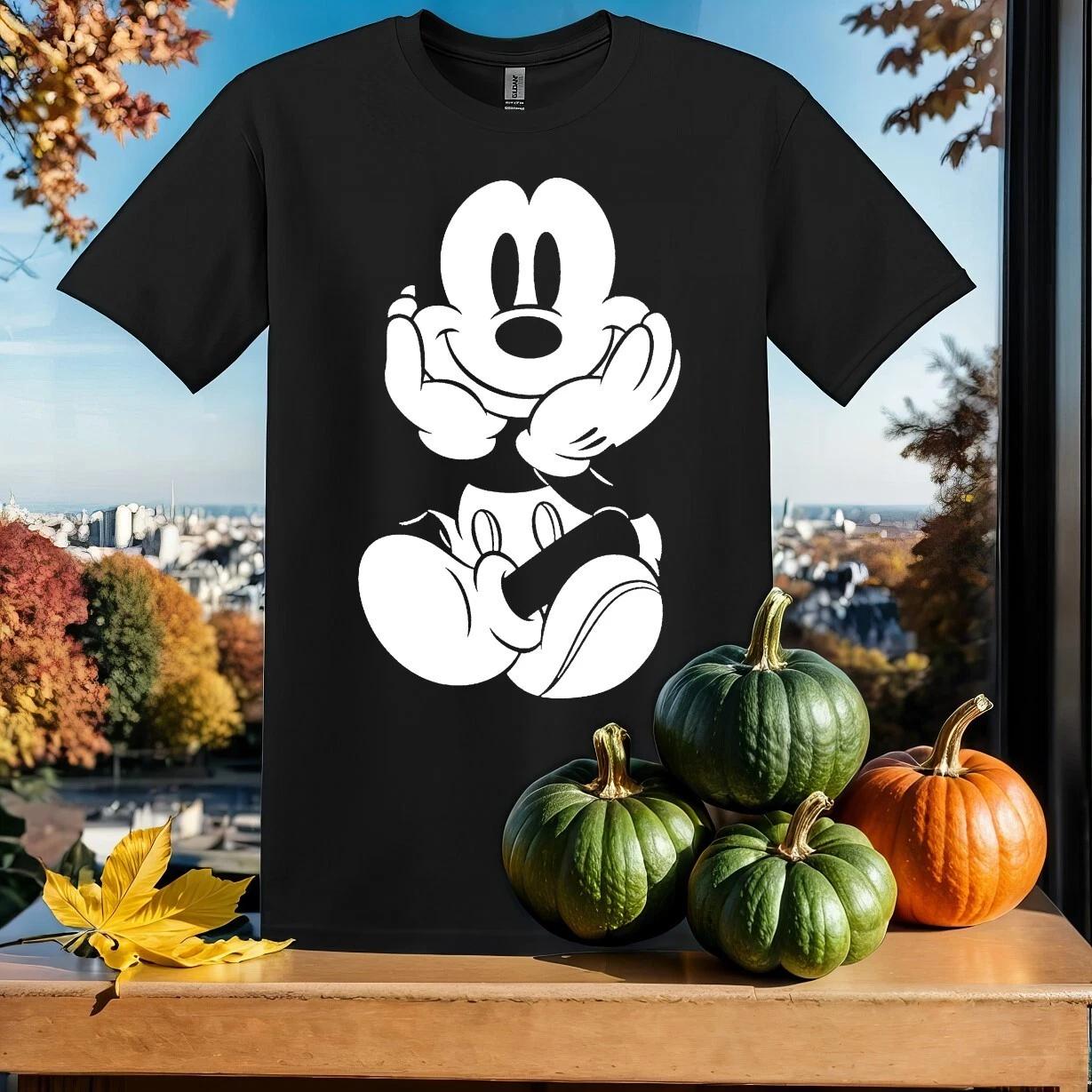 Mickey Mouse Thinking T-shirt T shirt Men Women Unisex Tshirt SY4 M