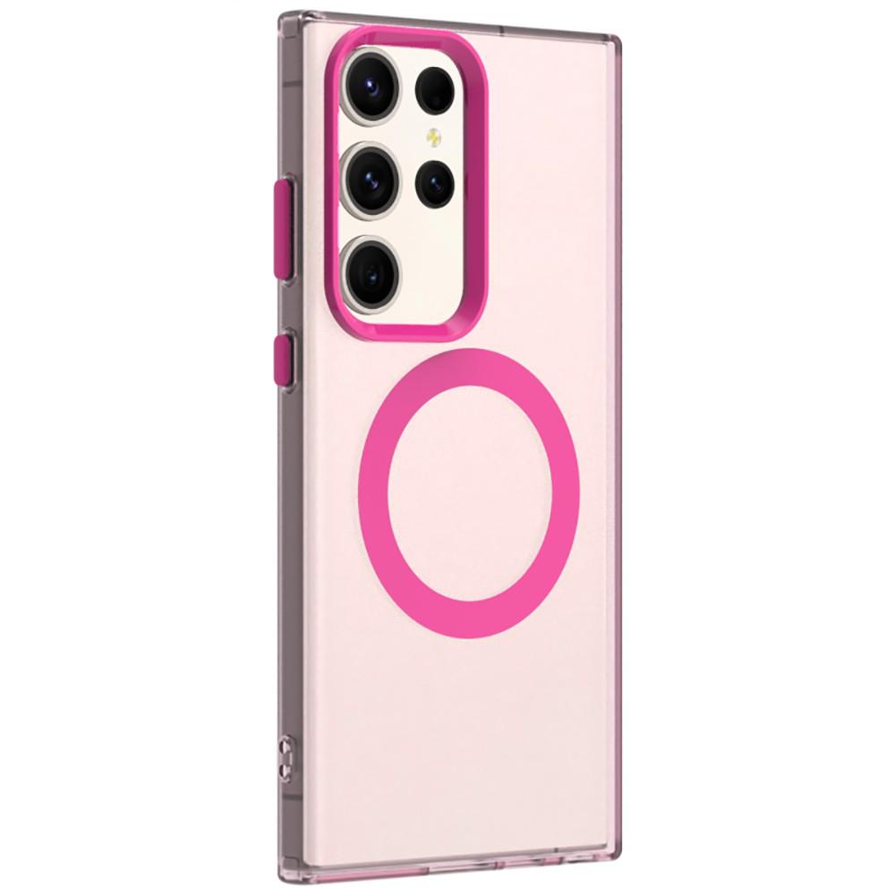 Candy Series For Samsung Galaxy S24 Ultra Case Compatible with MagSafe PC+TPU+PET Anti-Drop Phone Cover