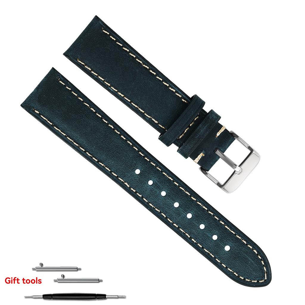 XL Extended Lenght 140+90mm Vintage Watch Strap 22mm 24mm for Panerai SElKO Casio Lengthening and Thickening Men's Watch Band