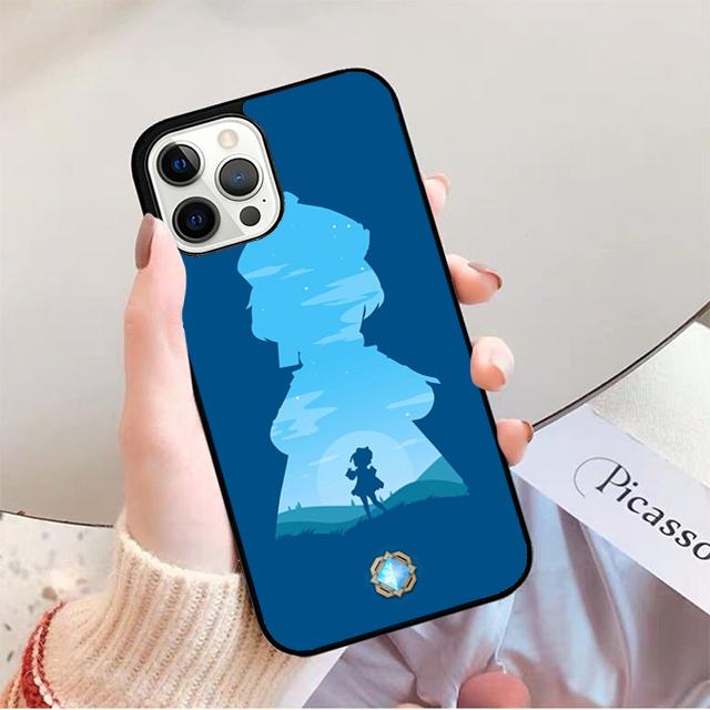 Genshin Impact Qiqi Phone Case For iPhone 17 Air 16 15 14 13 12 Pro Max Plus Max Cover Shell coque