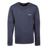 Ensemble pyjama uni avec logo manches longues col rond 100% coton Homme BILL TORNADE