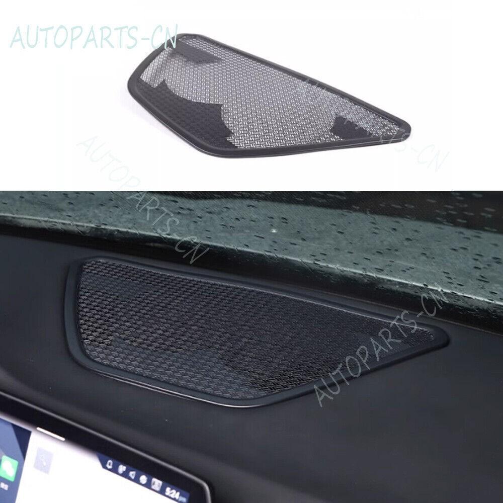 Dashboard Center Audio Speaker Cover Trim Steel Black for BMW X1 2023-2024