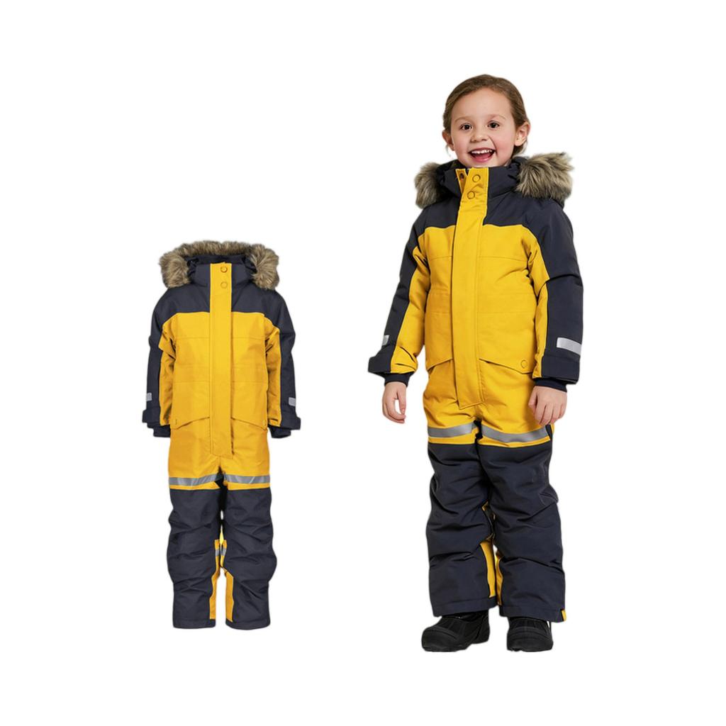 Kids' Snowsuit - Fleece Lined Insulated Onesie