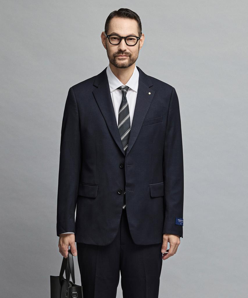 STCO [Four Seasons] Tech-Poly Four-Way Stretch Essential Suit Set_Indigo (Slim Fit)_Ssjvz05Set (B Type)