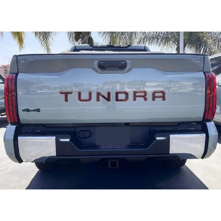Czerwony Czarny Tylny Emblemat Naklejka do -2025 TUNDRA Litery na Klapę Bagażnika Akcesoria