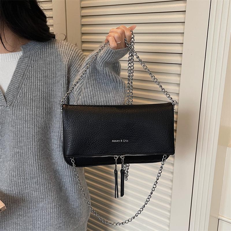 Underarm Chain Women'S Small Shoulder Bag Ladies Simple Solid Color Exquisite Women'S Versatile Casual Crossbody Bags Purse