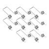 8Pcs Stainless Steel Flip Trash Can Torsion Spring Replacement V-Shape Repair Spring for Home Maintenance Torsional Springs
