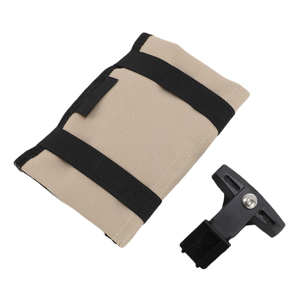 Road Bike Saddle Bag Polyester Multi Compartments Touch Fastener Compact Bike Tool Storage Tail Bag for Repair