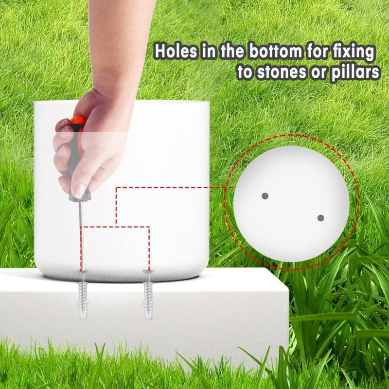 Flower Pot with Hidden Safe Secret Compartment Stash Box Key Hider Plastic Plant Pots Jewlery Organizer for Valuables