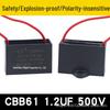 Free Shipping CBB61 Electric Fan Capacitor 0.8-6uF for Ceiling, Floor, and Industrial Fans