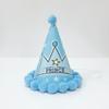 Children'S Birthday Party Hat Prince Princess Crown Happy Birthday Pompom Hat Birthday Hat Customized