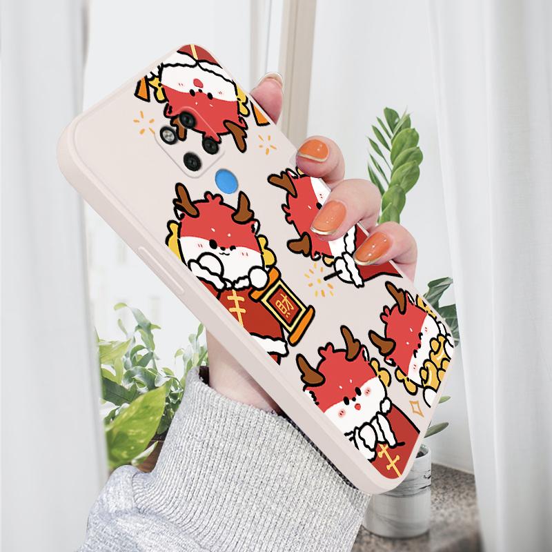 

Чехол для телефона с мультяшным красочным узором, квадратный, жидкий, силикон, TPU, полное покрытие, противоударный, защитный чехол для камеры Huawei Honor Vivo Vivo Y21S белый