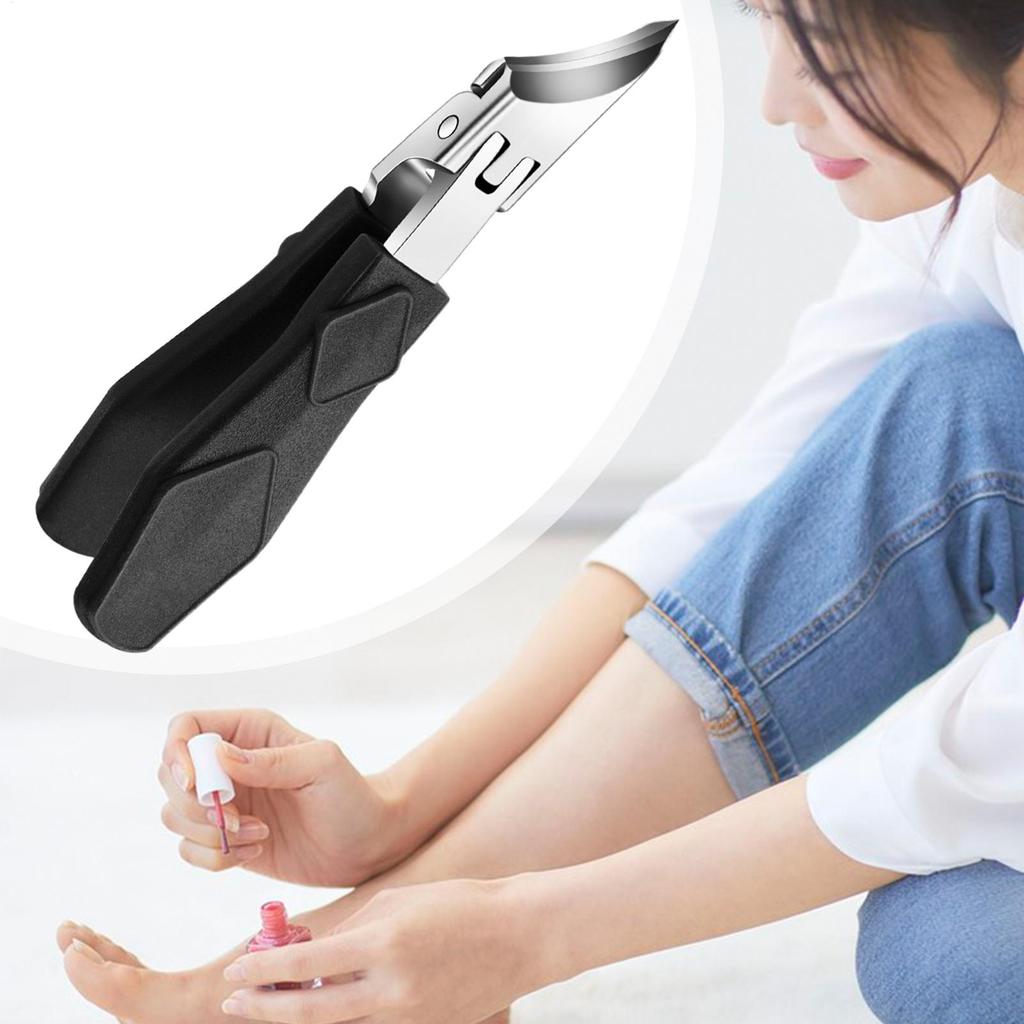 Anti-splash Nail Clippers For Thick Ingrown Wide Jaw Toenail Cutter Diagonal Pliers Cutter Trimmers Household Manicure Tool