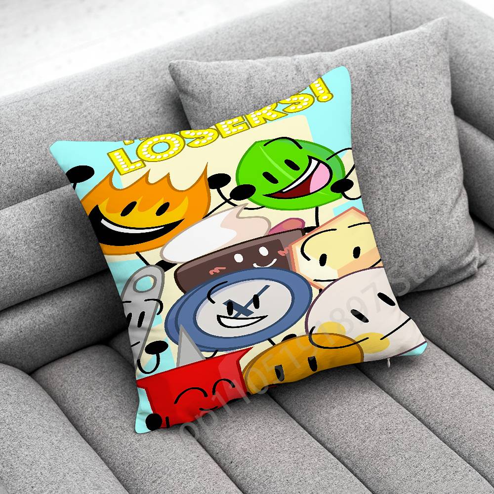 Bfdi B-Battle for Dream Island Cool Throw Pillow Case For 45x45cm 40x40cm 30x30cm 50x50cm 55x55cm Square Home Pillowcase Case