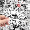 10/30/50pcs Cool Black White DANDADAN Anime Stickers Cartoon Sticker Kids Toy DIY Skateboard Phone Notebook Classic Manga Decals