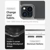 For iPhone 15 Case Shockproof TPU+PC Phone Back Cover with Metal Lens Kickstand