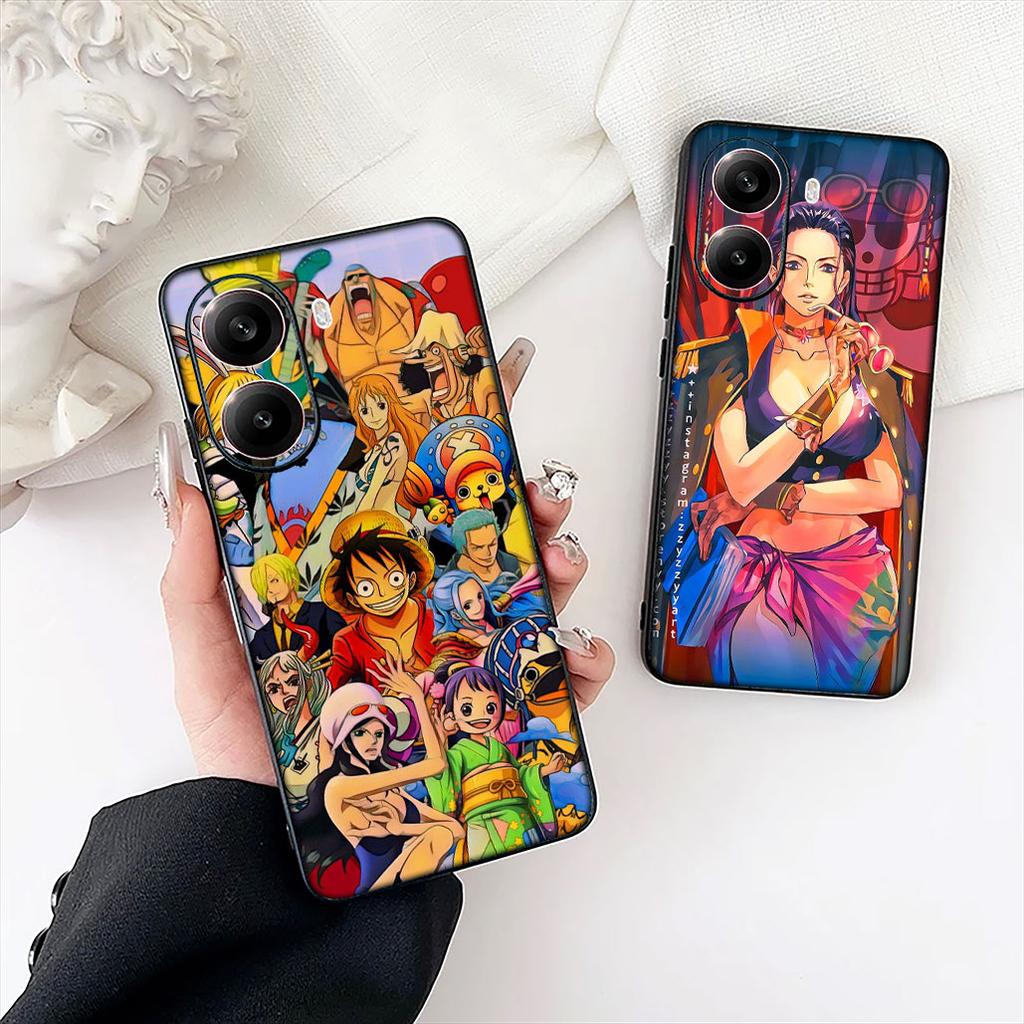 One Luffy Pieces Nico Robin Roronoa Zoro for Motorola Moto G86 G14 G35 G34 G45 G55 G67 G75 G85 G24 G15 G54 G57 Power Phone Case