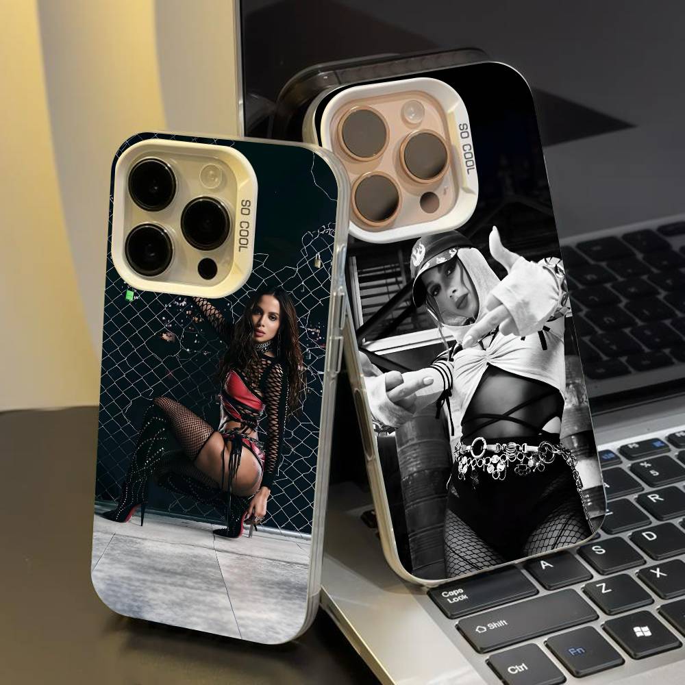 singer A-anitta funk generation phone case for iPhone 17 17Air 16 15 14 13 12 11 Pro Max Plus Colorful Silver