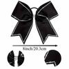 Sparkling Rhinestone Swallowtail Bow Hair Tie and Clip Set