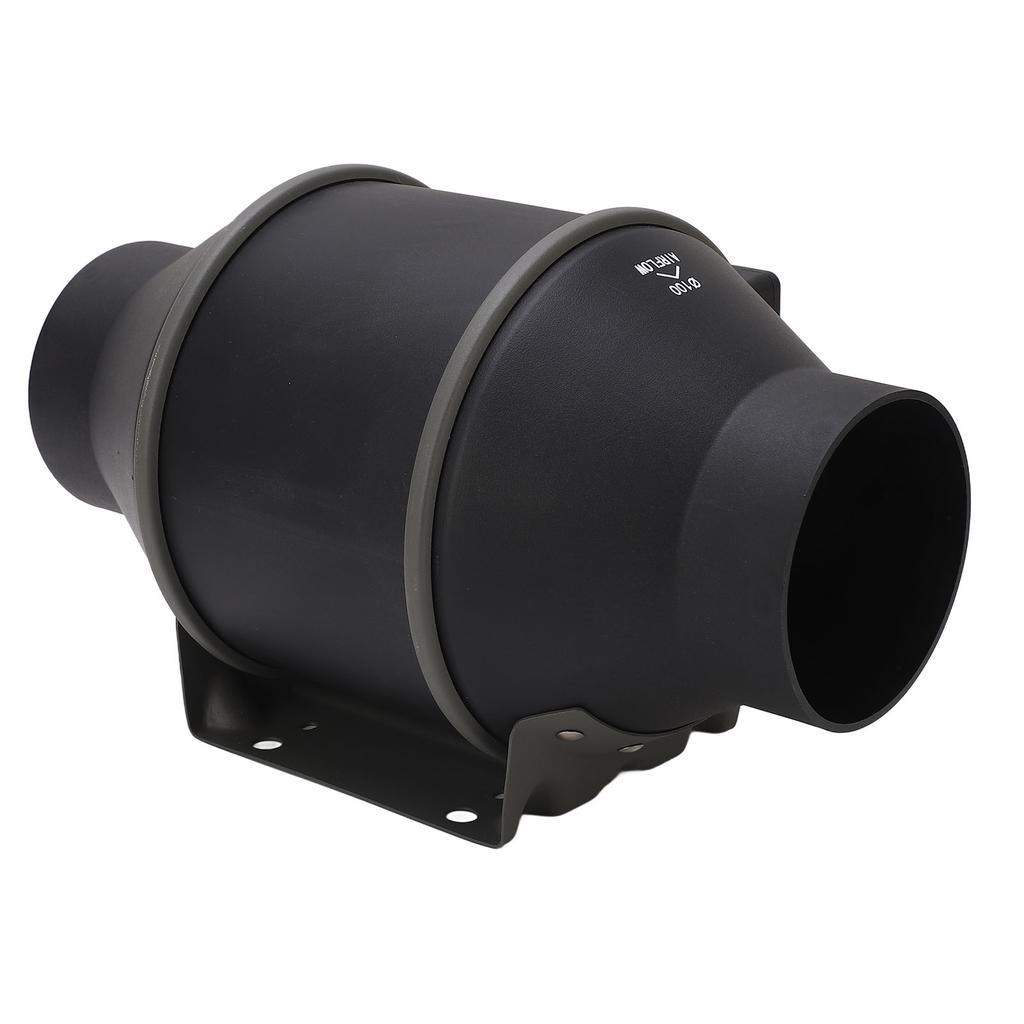 4in Inline Duct Fan with Stepless Speed Controller 35W Grow Tent Hydroponic Ventilation Exhaust Fan