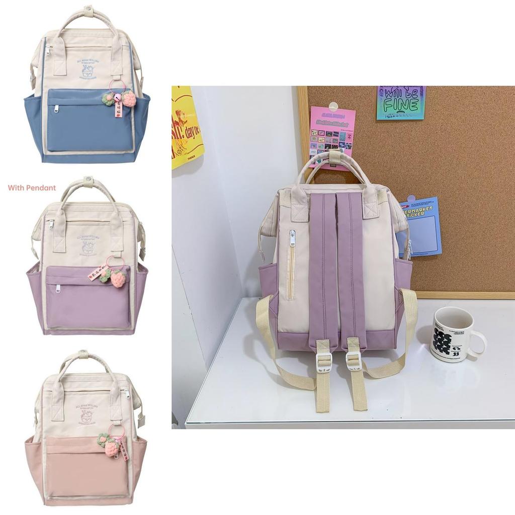 Zaino Principessa Fata del Bosco in Nylon Leggero Impermeabile alla Moda Borsa per Studenti Per Ragazze