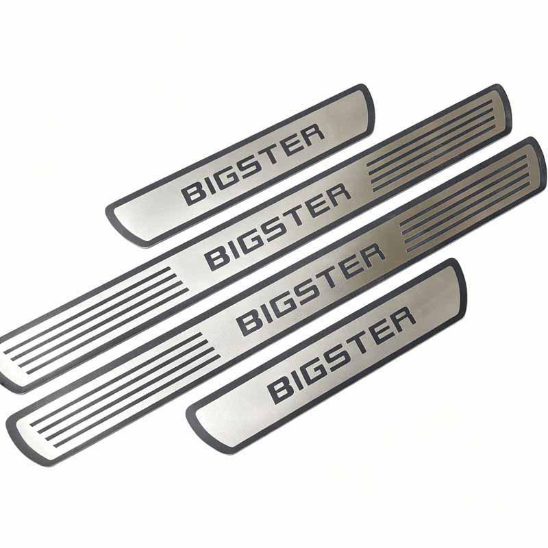 Dacia BIGSTER Threshold & Trunk Protector Stainless Steel Trim