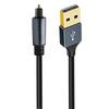 USB на оптоволоконний аудіо-звуковий перетворювач Кабель Адаптер передачі з підключенням порту SPDIF для ноутбука Домашнього кінотеатру