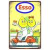 Mike Eso Tiger Retro Poster Girl Metal Tin Sign 20x30cm