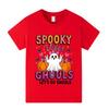 Kid Boys Girls Halloween Pumpkin Ghost Lovely T-shirt