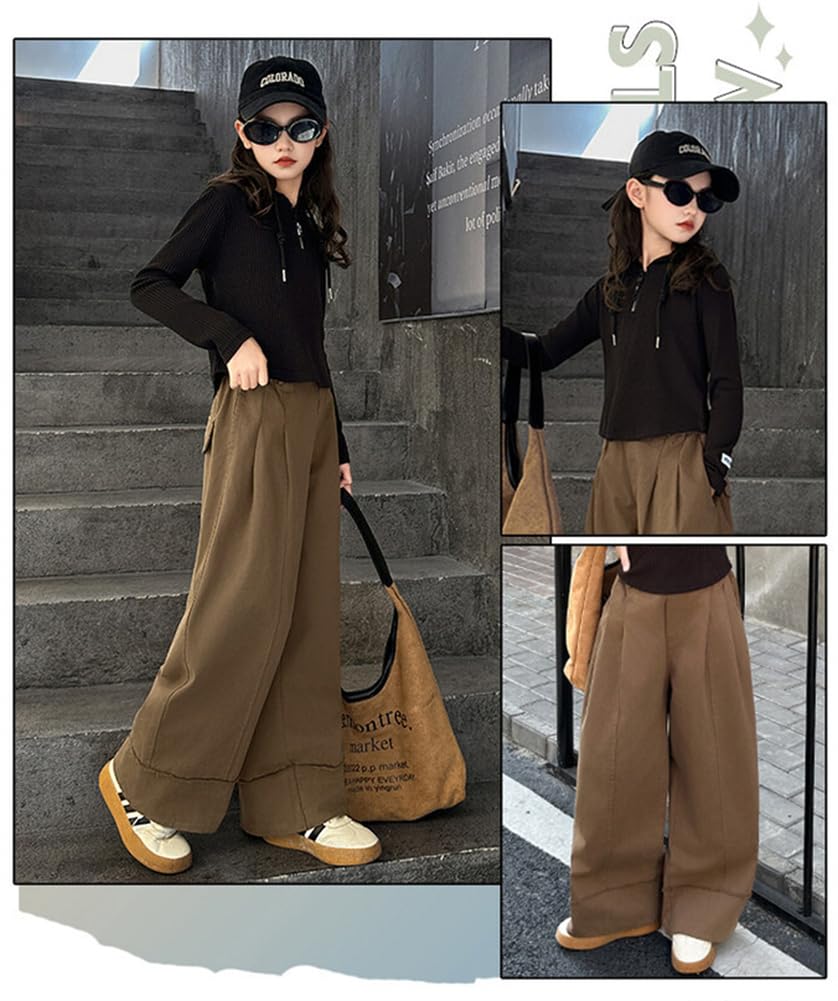 Haine Set 2 Piese Fete Junior Set Fete Parka Mânecă Lungă Pantaloni Sport Îmbrăcăminte Sport Set Top și Pantaloni Copii Haine Stilate 120 130 140