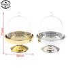 Clear Mini Candy Dessert Holder Cupcake Display Stand Tray Wedding Plastic Gift Box For Guest Birthday Party Decor Baby Shower
