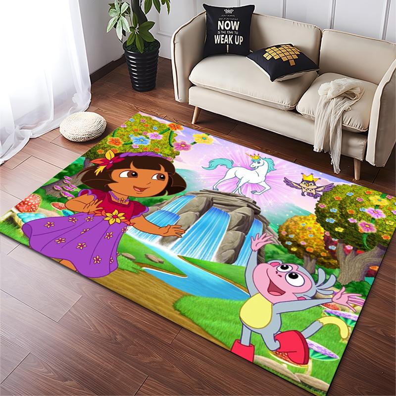 Funny D-Dora Classic Anime Explorer Area Carpet for Living Room Home Decor Sofa Table Kids Rug Non-slip Chair Lounge Floor Mat