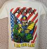 Seltenes Vintage Anthrax Band I Am The Law Shirt Judge Dredd T-Shirt Unisex S-5XL