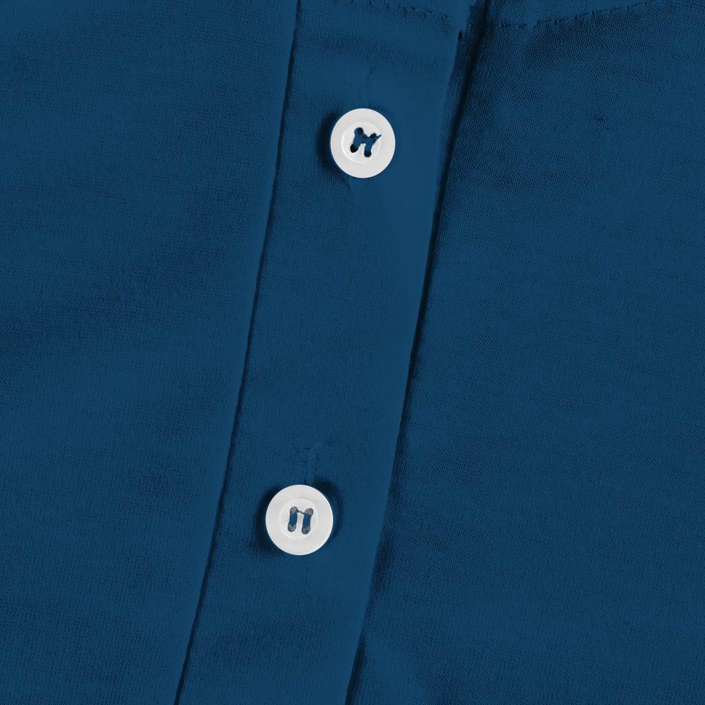 Dámská móda Neformální klopa Krátká košile s 3/4 rukávem s potiskem Dámské topy se zapínáním na knoflíky