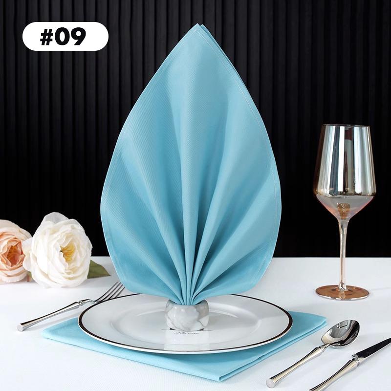 Cotton Western Table Napkins Reusable Placemat for Kitchen Wedding Decoration Hotel Special Absorbent No Lint Cup Wiping Cloth