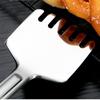 Stainless Steel Food Tongs Frying Spatula Drain Oil Clips Meat Salad Bread Barbecue Clamp Kitchen Cooking Accessories