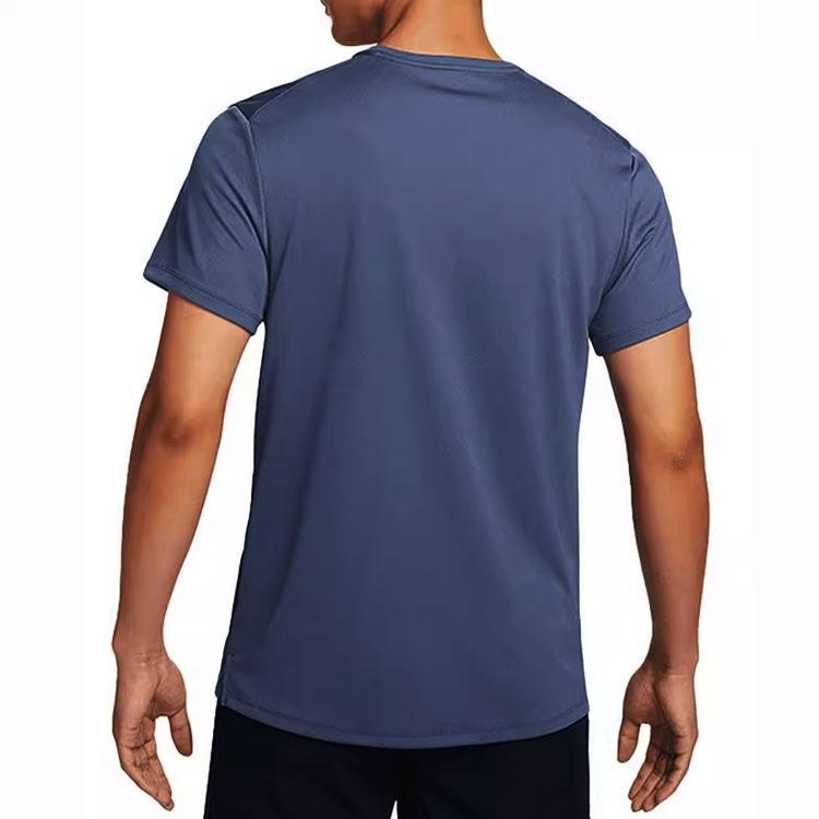 Nike Dri-FIT UV Miler Studio'72 Short Sleeve Running Top 'Blue' Men's FB7947-491