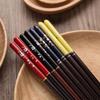 Tools Home Cherry Pattern Cooking Wood Wooden Chopsticks Sushi Chopsticks Dinnerware Tableware