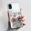 Case For Itel A17 Bumper Soft Silicone Jelly Black Case Trendy Style Painted Pattern Funny Milk Tea Rabbit Shockproof Cover