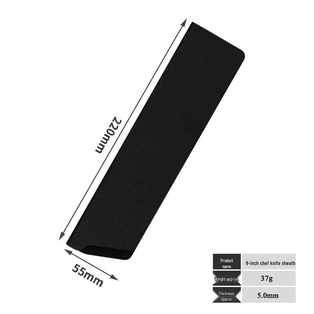 Eco-friendly Portable ABS Knife Sheath - Universal Rectangular Protector with Plant Velvet 