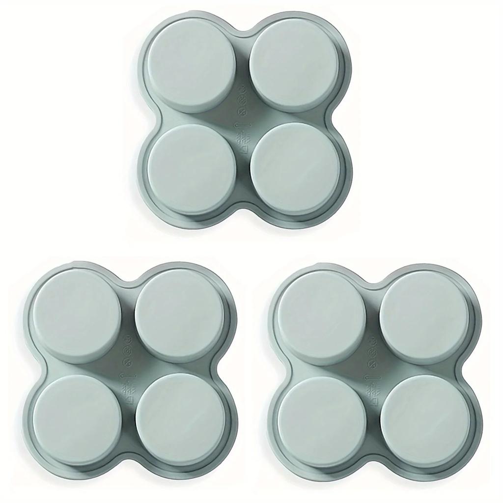 Air Fryer Egg Mold Round Shape Eggs Mold  Non-Stick Silicone Air Fryer Egg Pan Egg Steamer Cooking Mold Fried Egg Tool