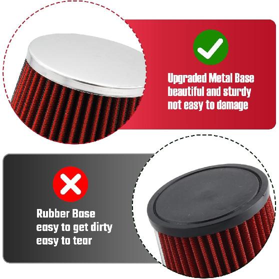 Upgraded Mini Bike Air Filter Adapter Kit for Predator 212cc Coleman CT200U CT200U-EX BT200X KT196 224cc 196cc 6.5hp Honda GX160 GX200 Engine Go Kart