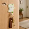 Decorative Wall Hangers for Home Cartoon Puzzle Key Hook, Heavy Duty Traceless Plastic Hanger, Self Adhesive Hooks Kitchen Utensils Space Saving Hook