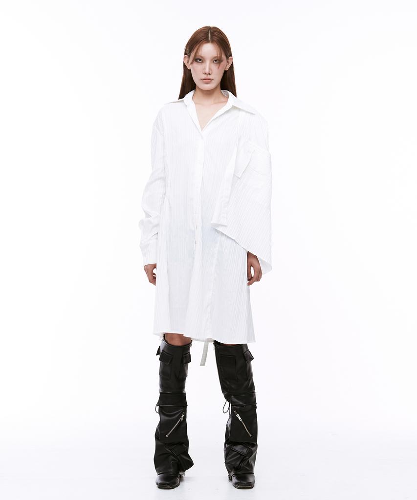 ARTS DE BASE Draping Dress (White)
