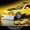 Mattel Hot Wheels Speed Series 257-Piece Building Set '07 Honda S2000 Realistic Details Custom Decals for Ages 10 and Up