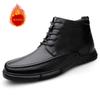 Mode 2024 Winter Heißverkauf Herren Baumwollschuhe Plüschdesign Dicke Sohle High Top Freizeitschuhe Street Trendy Herren Arbeitskleidungsschuhe