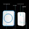 Kajia Si Wireless Self-Powered Doorbell with Long-Range, Three Receivers, Waterproof Design, and Flash Alert