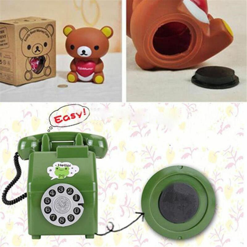 New Rubber Money Coin Saving Box Piggy Bank Closure Plug Stopper Cover Black OD:42mm ID:32mm