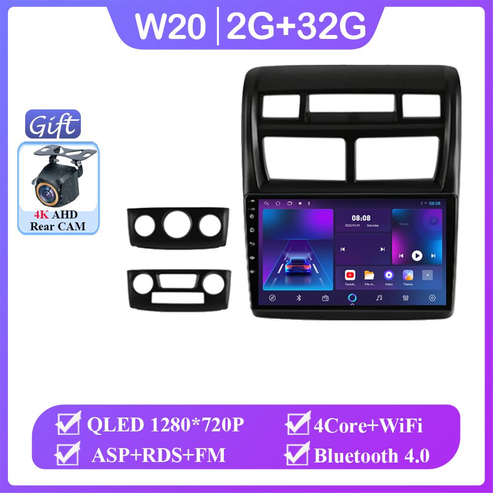 

Автомагнитола Android 14 Carplay Для Kia Sportage 2 2007 - 2009 Авто Радио Стерео Головное Устройство Мультимедийный Видеоплеер Навигация Без 2din DVD